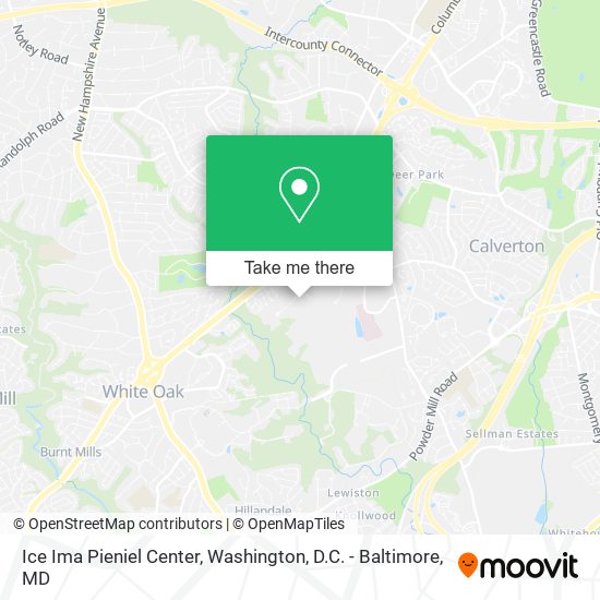 Ice Ima Pieniel Center map