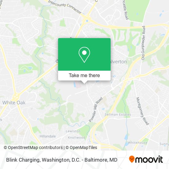 Blink Charging map