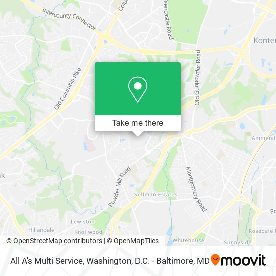 All A's Multi Service map