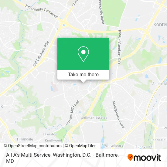 All A's Multi Service map