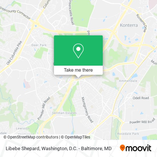 Libebe Shepard map