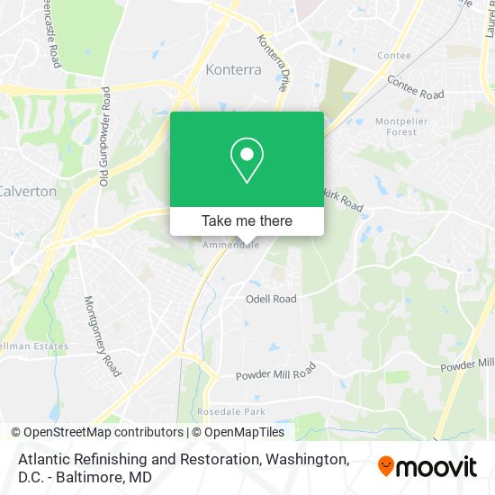 Atlantic Refinishing and Restoration map