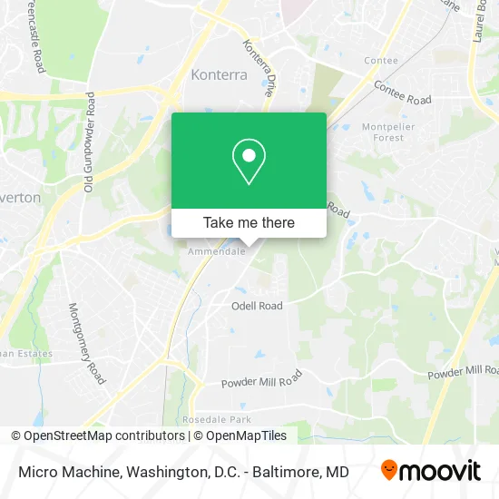Micro Machine map