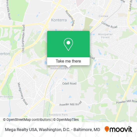 Mapa de Mega Realty USA
