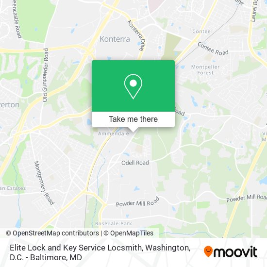 Mapa de Elite Lock and Key Service Locsmith