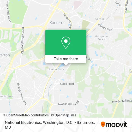 National Electronics map
