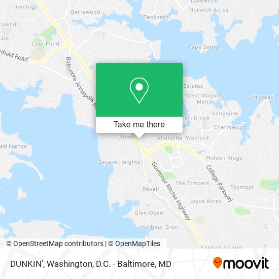 Mapa de DUNKIN'