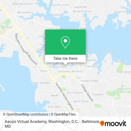 Aacps Virtual Academy map