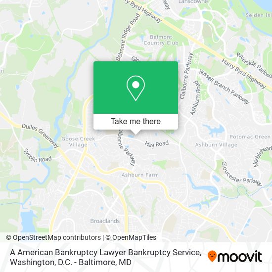 A American Bankruptcy Lawyer Bankruptcy Service map