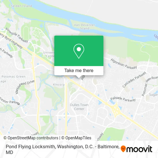 Pond Flying Locksmith map