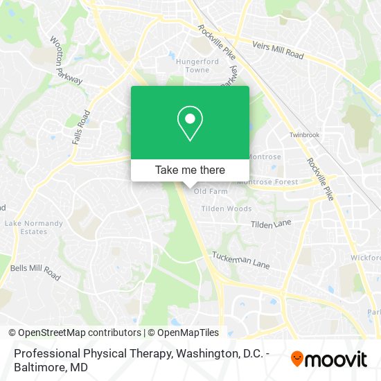 Mapa de Professional Physical Therapy