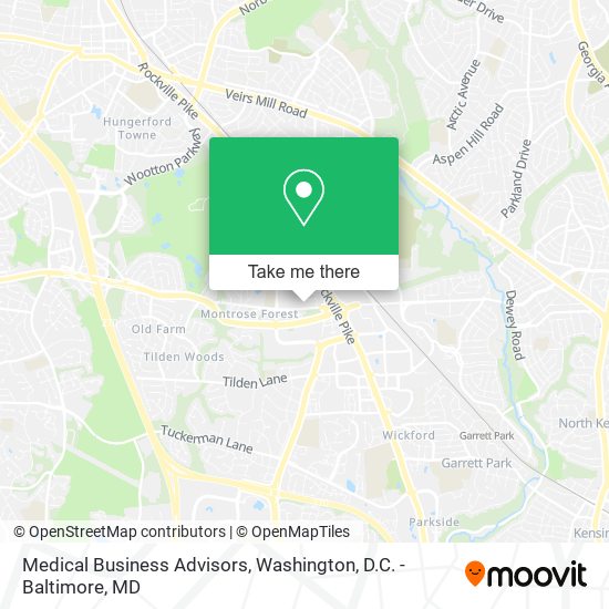 Medical Business Advisors map