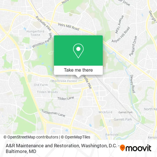 A&R Maintenance and Restoration map