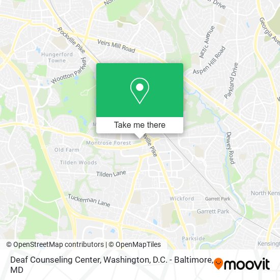 Deaf Counseling Center map
