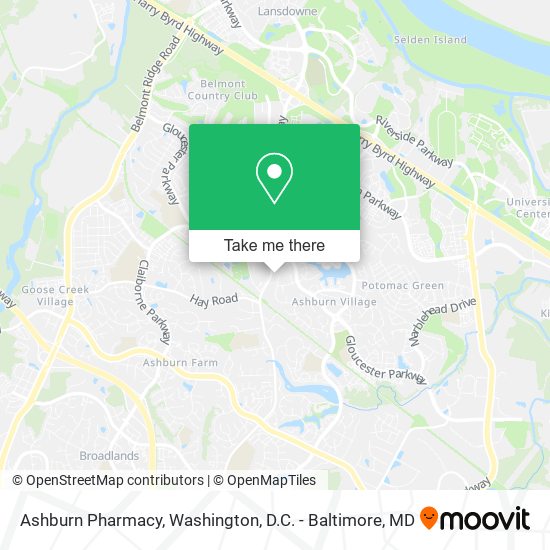 Ashburn Pharmacy map