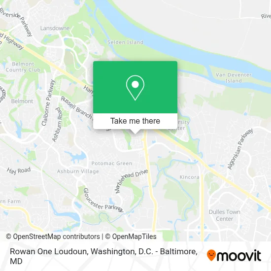 Rowan One Loudoun map