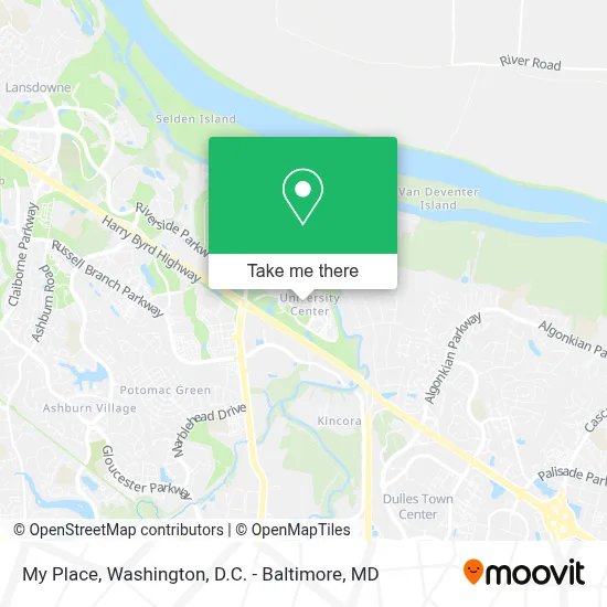 Ma Place map