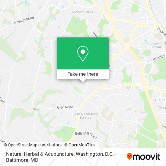 Natural Herbal & Acupuncture map