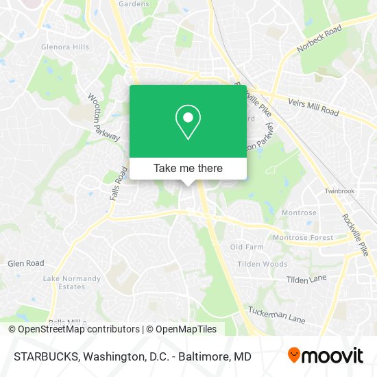 STARBUCKS map