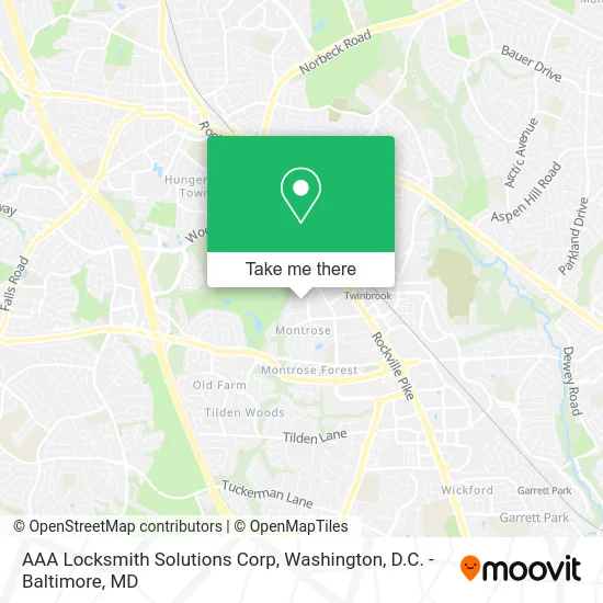 AAA Locksmith Solutions Corp map