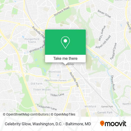 Mapa de Celebrity Glow