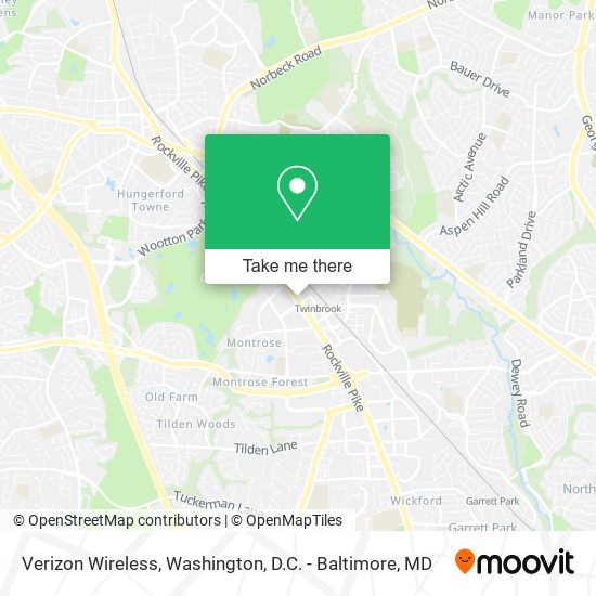 Mapa de Verizon Wireless