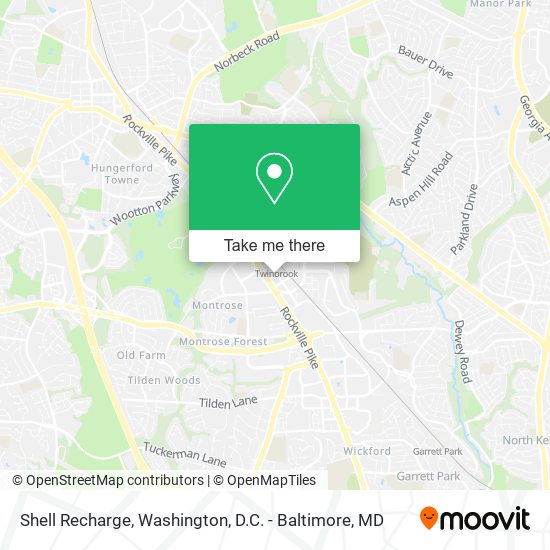 Shell Recharge map