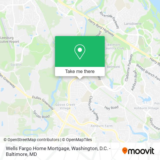 Wells Fargo Home Mortgage map