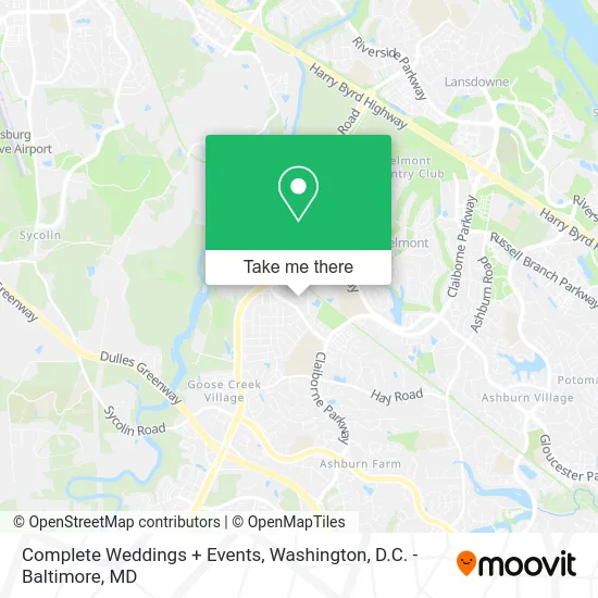 Complete Weddings + Events map