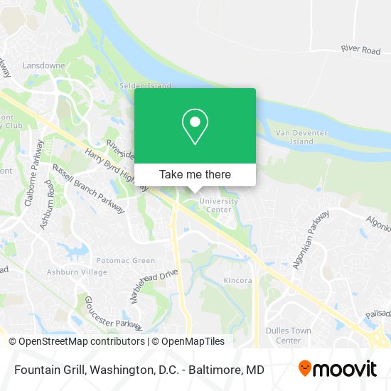 Mapa de Fountain Grill