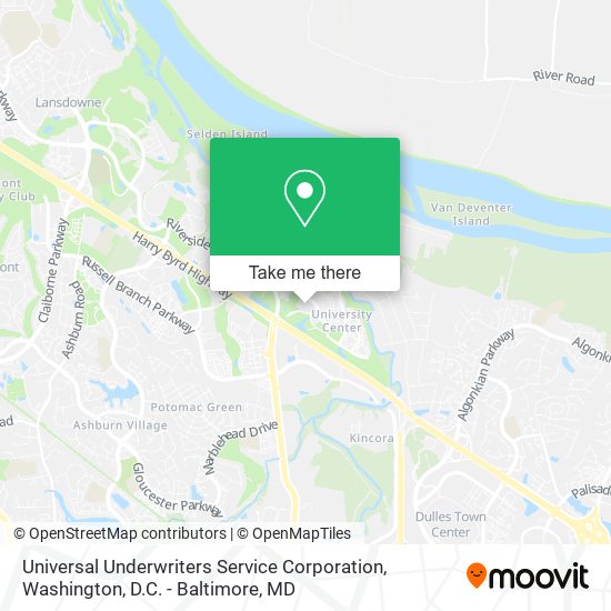 Universal Underwriters Service Corporation map