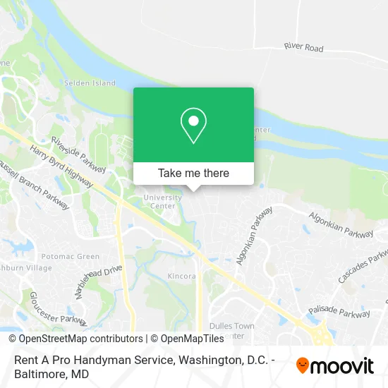 Rent A Pro Handyman Service map
