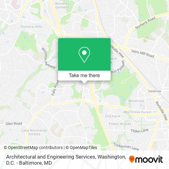 Architectural and Engineering Services map