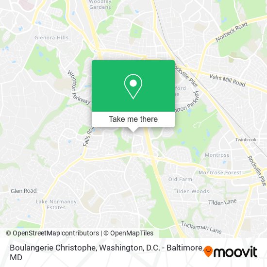 Mapa de Boulangerie Christophe