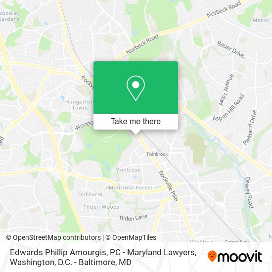 Mapa de Edwards Phillip Amourgis, PC - Maryland Lawyers