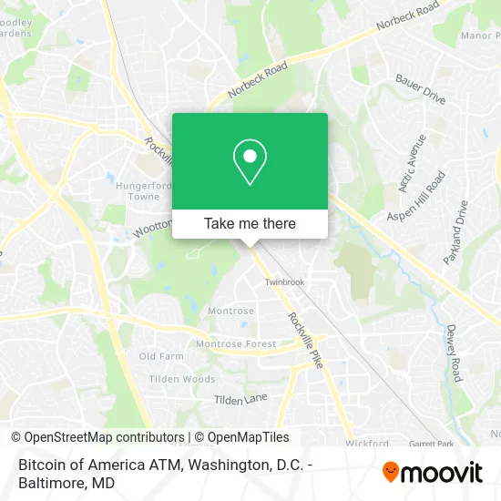Bitcoin of America ATM map