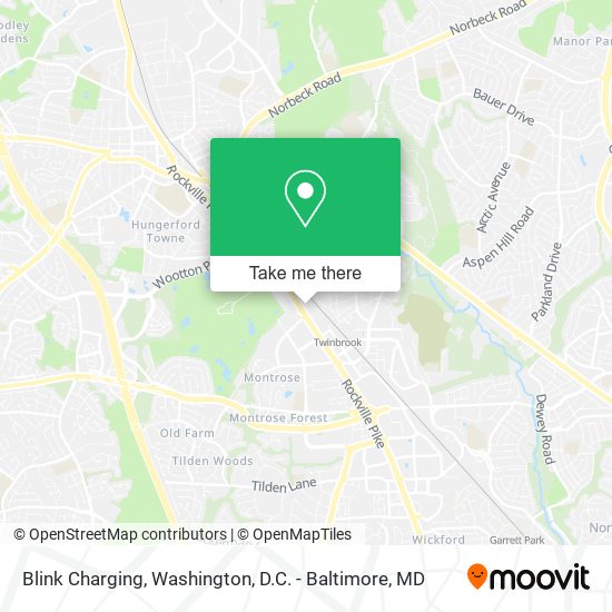 Blink Charging map
