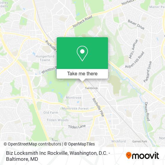 Biz Locksmith Inc Rockville map