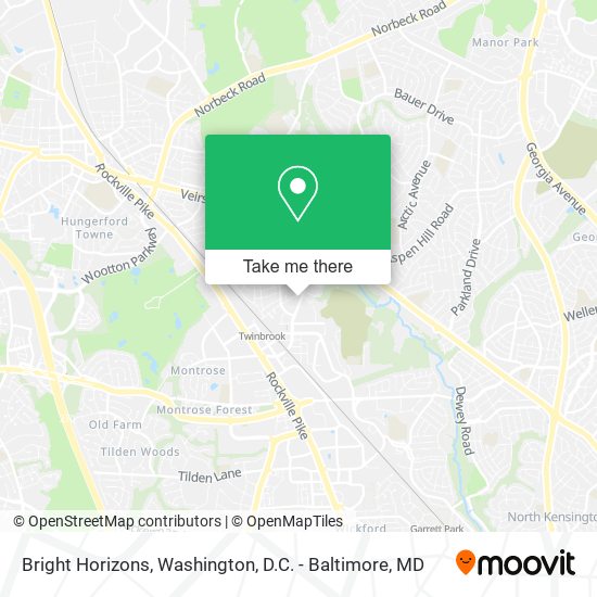 Bright Horizons map