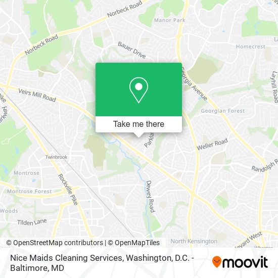 Mapa de Nice Maids Cleaning Services