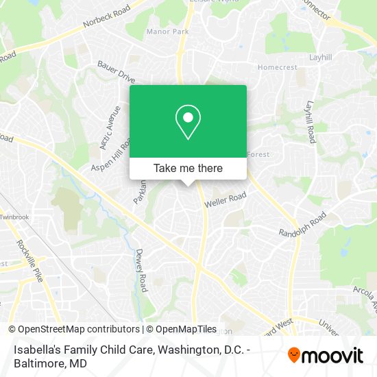 Isabella's Family Child Care map
