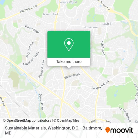 Sustainable Materials map
