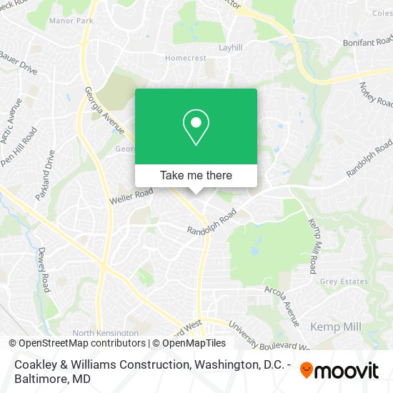 Mapa de Coakley & Williams Construction