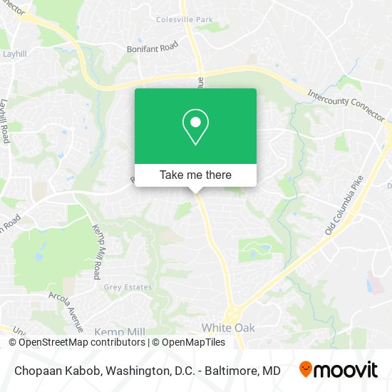 Chopaan Kabob map