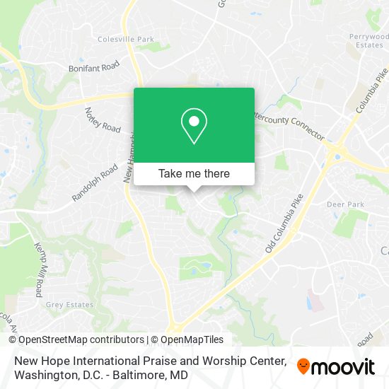 New Hope International Praise and Worship Center map