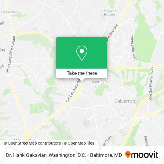 Dr. Hank Gakavian map
