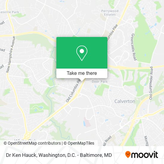 Dr Ken Hauck map