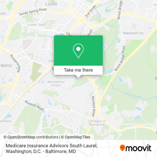 Mapa de Medicare Insurance Advisors South Laurel