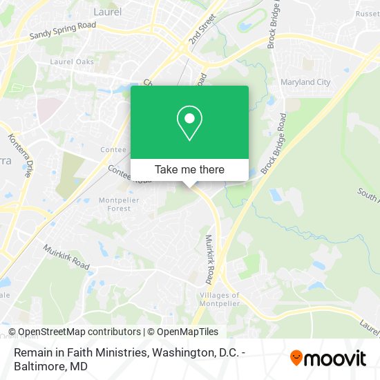 Remain in Faith Ministries map