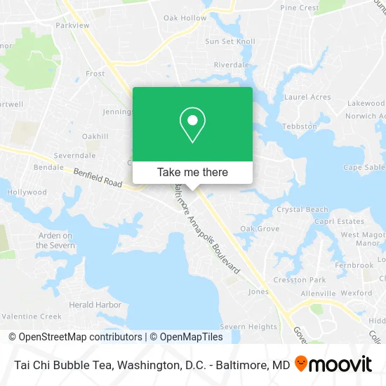 Tai Chi Bubble Tea map